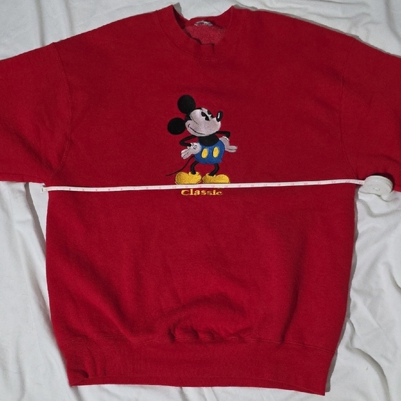 Red Mickey Mouse Sweatshirt - Picture 6 of 12